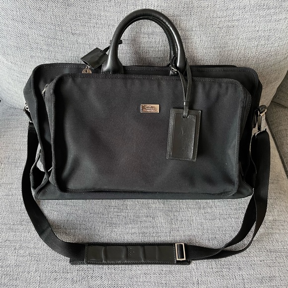 Authentic Gucci Nylon Black Weekender Boston Bag Tom Ford Era